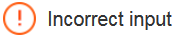 Invalid input